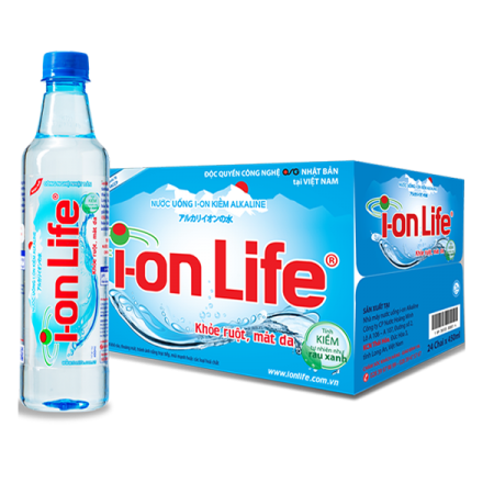 Thùng 24 chai nước Ion Life 450ml